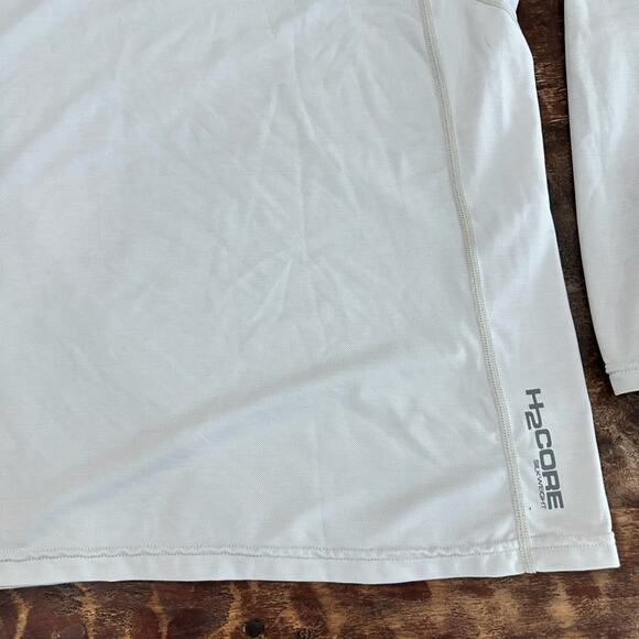 NRS H2Core Silkweight Hoodie Mens XXL Gray Sun Protection Paddle Kayak Hiking - Picture 4 of 10